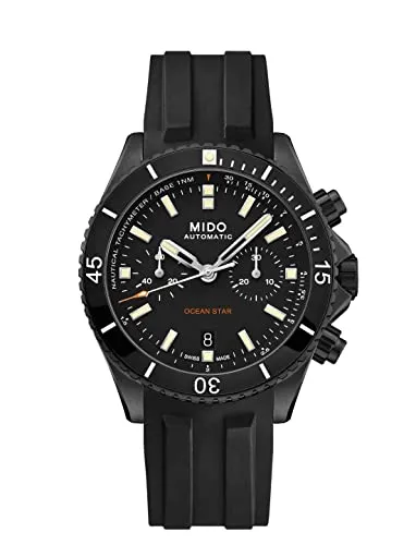 Mido OS Captain/BGR/CHRA/Black DLC/ M0266273705100 Herren Automatikchronograph