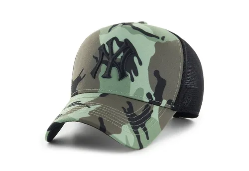 SECTOR New York Yankees Trucker Cap - Dark Camo - Stylische Trucker Cap für Herren im angesagten Dark Camo Design. Ideal für Freizeit und sportliche Aktivitäten. Einheitsgröße aus 100% Polyester - perfekt für den Sommer!