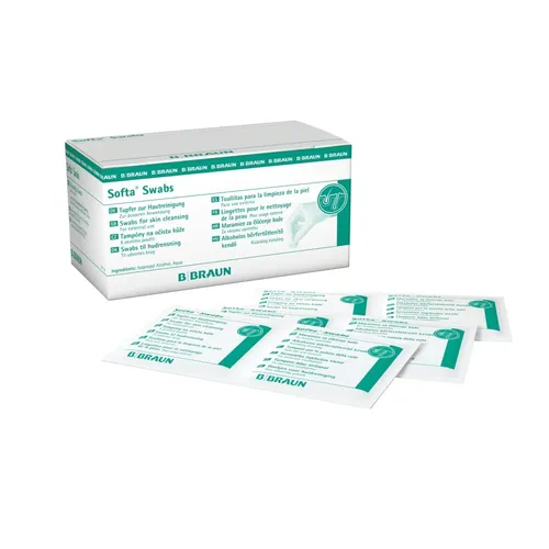 B. Braun ALCOHOL PADS Alkoholtupfer 32 x 67 mm (100 Stück)