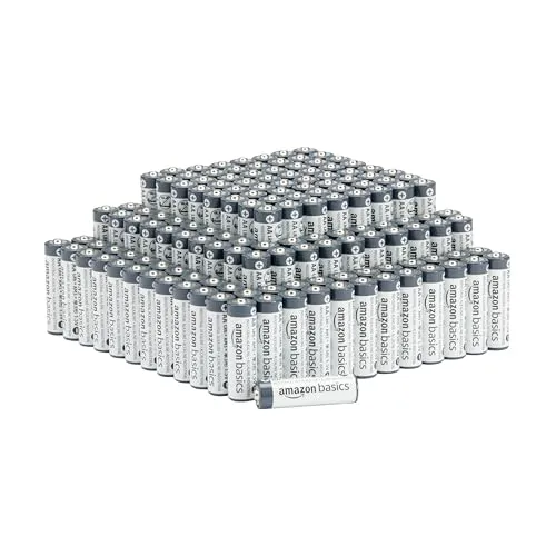 Amazon Basics AA- Alkali-Batterien, 1,5 V, 5 Jahre lagerfähig, 150 Stück