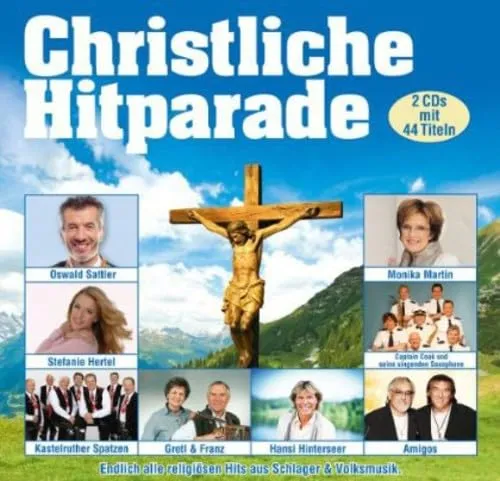CHRISTLICHE HITPARADE 2 CD DIE AMIGOS OSWALD SATTLER HANSI HINTERSEER+++NEU