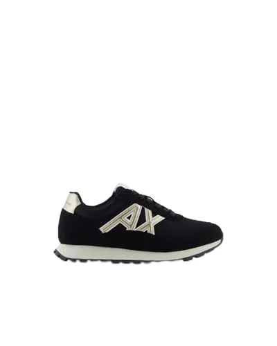 Armani Exchange Herren Sneaker mit geometrischem Logo-Motiv, Multicolor, Größe 11 - Stylische Sneaker mit auffälligem Logo-Design, ideal für modebewusste Männer. Bequem und vielseitig für jeden Anlass.