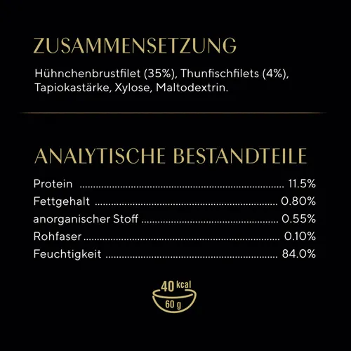 SHEBA Filets Adult Katzenfutter in Sauce mit Huhn und Thunfisch 16 x 60g - Leckeres Nassfutter für ausgewachsene Katzen, schonend zubereitet mit hochwertigen Zutaten. Praktische 60g Schalen für frische Portionen ohne künstliche Zusätze.