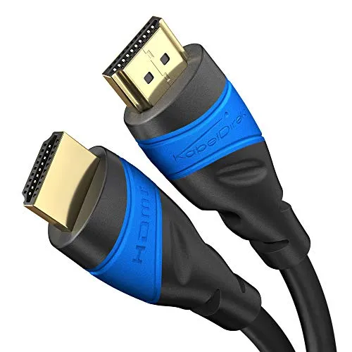 KabelDirekt 4K 8K HDMI-Kabel 3 m - Universelle Verbindung für TV, Blu-ray-Player und Konsolen, überträgt UHD-II mit 8K@60Hz und 4K@120Hz