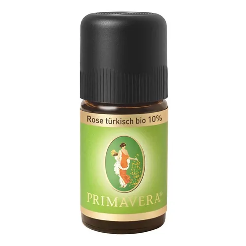 PRIMAVERA Rose Türkisch 10% 5ml – Duftöl - Hochwertiges Duftöl mit feinster Rose, ideal für aromatische Anwendungen und zur Unterstützung der Entspannung.