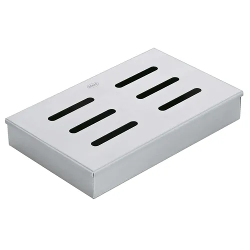Räucherbox - 21,5x13,5x3,8 cm - Edelstahl - Rösle