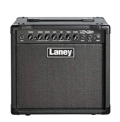Laney LX20R BK E-Gitarren Combo - Gitarrenverstärker mit 20 Watt RMS, ideal für zu Hause oder im Proberaum. Ausgestattet mit einem Custom Treiber und vielseitigen Reglern für perfekten Sound.