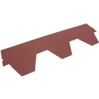 DAPRONA 20x Bitumen Dachschindeln Hexagonal Rot - Dachschindel, selbstklebend und einfach zu verlegen - ideal für Gartenhäuser, Carports und mehr, bietet effektiven Schutz gegen Feuchtigkeit und Insekten.