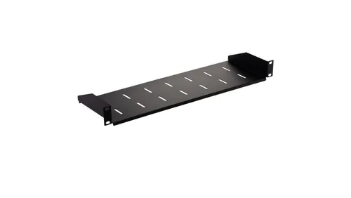 Półka stała do szafy RACK 19 cali 1U 150mm czarna STALFLEX 5903351265003