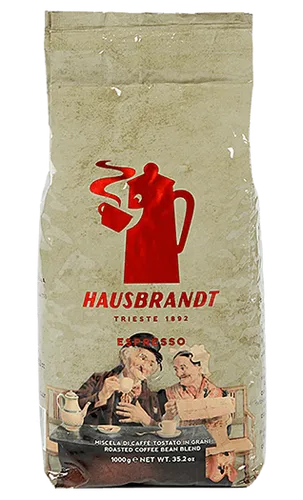 Hausbrandt Nonnetti 1kg Bohnen - Hochwertige Kaffeebohnen für Espresso-Liebhaber, fettfrei und ohne künstliche Aromen. Ideal für authentischen italienischen Kaffeegenuss.