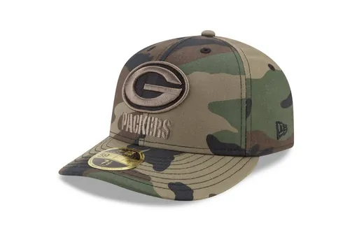 New Era Fitted Cap 59Fifty Low Profile NFL Teams woodland