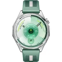 HUAWEI Watch GT6 46 Smartwatch - Nylonarmband in Grün - Schlaftracker mit präziser Schlafanalyse und individuell einstellbarem Nylonarmband für perfekten Tragekomfort.