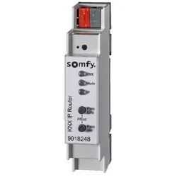 Somfy KNX IP Router Secure (9027562) - Zubehör für Torantriebe, ermöglicht schnelle Datenübertragung zwischen Linien über LAN und dient als Programmierschnittstelle für einfache Einrichtung.