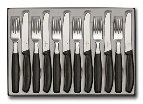 Victorinox Tafelbesteck Set (12 Stück) - Hochwertiges Besteck Set von Victorinox, ideal für festliche Anlässe und den täglichen Gebrauch, langlebig und zeitlos im Design.