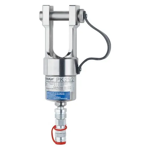 Klauke Presskopf PK252 für Kabelschuhe - Hydraulischer Presskopf zum Abisolieren und Pressen von Kabelschuhen und Verbindern, mit automatischem Rücklauf und universeller Pressform für flexible Einsätze.