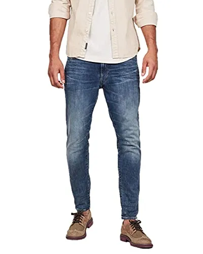 G-STAR RAW Herren D-STAQ 3D Slim Jeans - Stylische Slim Jeans mit 3D-Formgebung, eng anliegendem Bein und komfortablem Sitz. Ideal für modische Looks und den täglichen Einsatz.