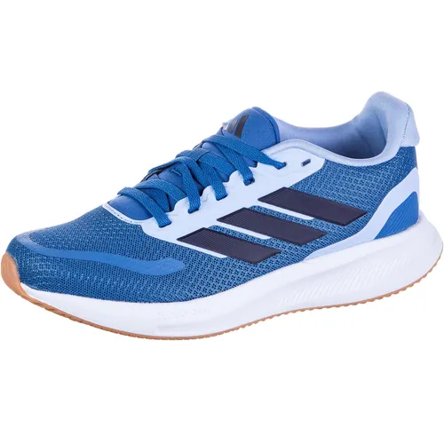 adidas Unisex Kinder RUNFALCON 5 Schuhe JUNIOR, Dusky Ink/Legend Ink/Glow Blue, 37 1/3 EU - Sportliche Kinder-Sneaker mit bequemer CLOUDFOAM-Zwischensohle für optimalen Tragekomfort und eine Gummiaußensohle für gute Griffigkeit.