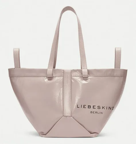 LIEBESKIND BERLIN Elvira Shopper M - Rosa Shopper Tasche - Wickeltaschen für Damen, stilvolle Blush Shopper Tasche aus 100% Baumwolle, ideal für Freizeit und Shopping mit praktischem Magnetverschluss.