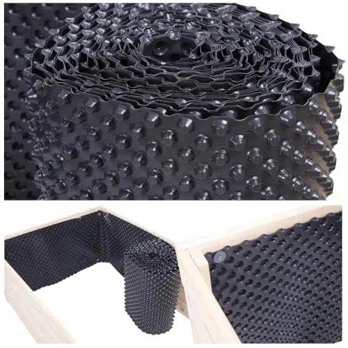 Noppenfolie für Hochbeete 17x750 cm – Effektive Schutzfolie - Schutzfolie für Hochbeete, die Holz vor Feuchtigkeit bewahrt und die Drainage verbessert. Ideal für Langlebigkeit und gesundes Pflanzenwachstum. Flexibel zuschneidbar für individuelle Anwendungen.