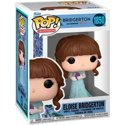 FUNKO POP! Vinyl Figur Eloise Bridgerton 1850 - Klassische Actionfigur aus der Bridgerton-Serie, ideal für Sammler und Fans. Detailgetreue Gestaltung und einzigartige Pose machen diese Figur zum Highlight jeder Sammlung.