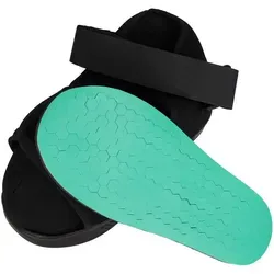 Mikros Medical Fußgelenkbandage - Punktentlastungssohle, schwarz XL - Bandagen mit spezieller Punktentlastungssohle für optimale Unterstützung und Schmerzreduktion, ideal für die Rehabilitation.