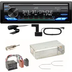 JVC KD-X482DBT Bluetooth Digitalradio für BMW E30 E34 E32 - Autoradio mit Bluetooth und DAB+, inklusive aller Einbauzubehörteile. Perfekt für BMW-Fahrzeuge und ermöglicht Streaming von Musik über Amazon Alexa oder Spotify.