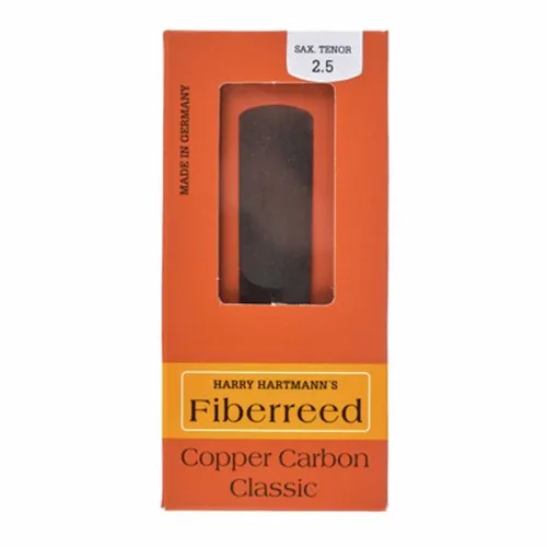 Fiberreed Copper Carbon Classic Tenorsaxophon (M - Medium 2.5) - Blätter für Holzblasinstrumente, extrem langlebig und sofort spielbereit – ideal für alle Musikrichtungen von Jazz bis Klassik.
