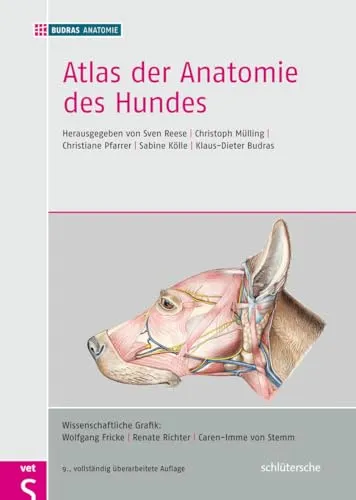 Atlas der Anatomie des Hundes von Sven Reese et al. - Allgemeine Tiermedizin - Umfassendes Nachschlagewerk zur Anatomie von Hunden mit detaillierten Illustrationen und wertvollen Informationen für Tierärzte und Hundeliebhaber.