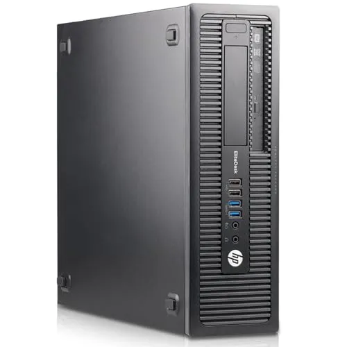 HP EliteDesk 800 G1 SFF PC Desktop-Computer Intel i7-4770 RAM 16GB DDR3 SSD 512GB Windows 10 Pro Office 2021 (Generalüberholt)