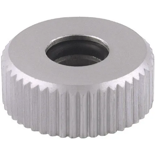Mentor 6600.0402 Rändelmutter 4mm Aluminium (eloxiert) 1St.