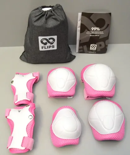 Schoner Set Kinder Skateboard TÜV-geprüft - Knieschützer für Kinder ab 3 Jahren, ideal für Skateboard, Inliner und Scooter. Schützt Knie, Ellenbogen und Handgelenke mit sicherem Klettverschluss. TÜV-geprüft für maximale Sicherheit.