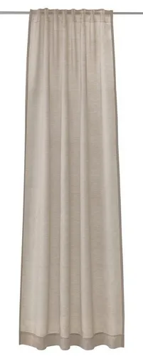 JOOP! Schlaufenschal Glare – Beige, Synthetik, 130 cm - Eleganter JOOP! Schlaufenschal Glare in Beige. Aus hochwertigem Synthetik gefertigt, ideal für stilvolle Fensterdekoration. Maße: 130 cm breit, 1 cm hoch. Perfekt für jeden Raum!