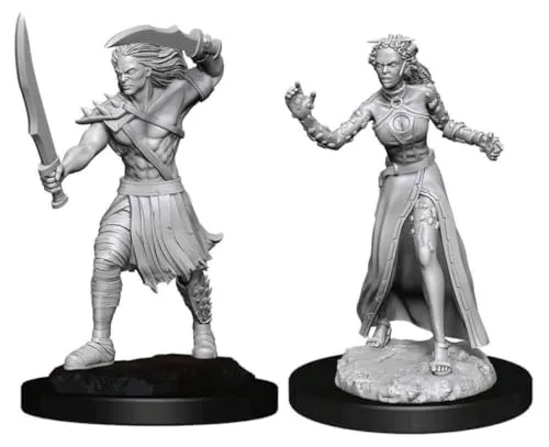 Dungeons & Dragons Magic The Gathering Unpainted Miniatures: Vampire Lacerator & Vampire Hexmage (6 Units)