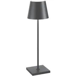 Zafferano Poldina Pro Lampe - Kabellose Tischlampe mit Touch Control - Tischlampen für drinnen und draußen, dimmbar und wiederaufladbar mit bis zu 12 Stunden Akkulaufzeit, ideal für eine stimmungsvolle Atmosphäre.