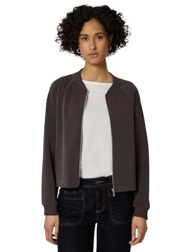 Street One Damen Silk-Look Jacke mit Zipper - Sportive Silk-Look Jacke mit Rundhalsausschnitt und praktischen Zipper, ideal für lässige Outfits und den täglichen Komfort.