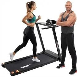 Miweba Sports Laufband Home Track HT500 - Klappbar mit 12 Programmen - Laufband für jedes Wetter, ideal für Anfänger und Profis. Mit 1-14 km/h Geschwindigkeit und praktischem Handy-/Tablethalter.