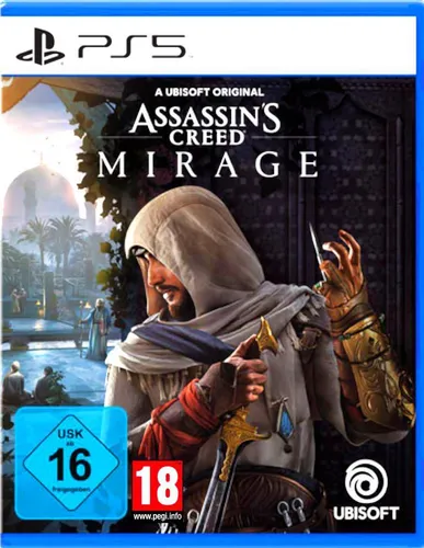 Assassin's Creed: Mirage - PS5 - Action & Abenteuer - Erlebe das neueste Abenteuer in der Assassin's Creed Reihe auf der PS5. Tauche ein in die packende Geschichte und genieße die beeindruckende Grafik und den Singleplayer-Modus.