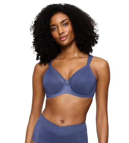 Triumph True Shape Sensation T W01 Minimizer-BH (70F Vintage Denim) - Klassische BHs für Damen, moderner Minimizer-BH mit schönem Detail im Mittelsteg und breiten Trägern für höchsten Tragekomfort.