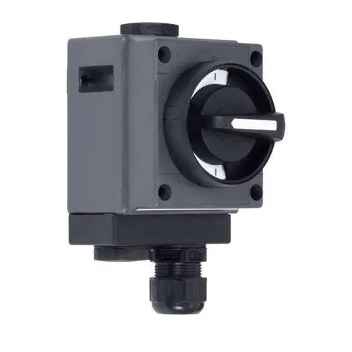 STAHL 8040/11-V30-035-B Installationsschalter Ex, Schwarz - Hauptschalter für Beleuchtungsanlagen mit 90°-Schaltung für eindeutige Schaltstellung, ideal für sichere und einfache Bedienung in anspruchsvollen Umgebungen.