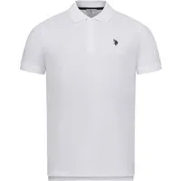 U.S. Polo Assn. Poloshirt USArrchie – Herren Classic Fit kurzarm mit Logo - Elegantes Poloshirt in Weiß mit hochwertiger Logo-Stickerei. Aus elastischer Baumwollmischung für optimalen Tragekomfort. Ideal für Freizeit und sportliche Anlässe.