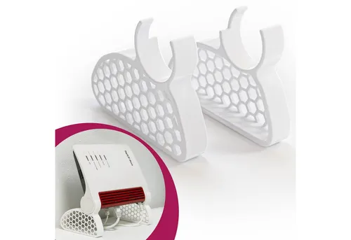 Ständer für AVM FritzBox 7590 AX/7690 - Tischständer Router Halter - Praktischer Tischständer für AVM FritzBox 7590AX, sorgt für optimale Belüftung und platzsparende Aufstellung auf jeder Fläche. Ideal für stabilen WLAN-Empfang.