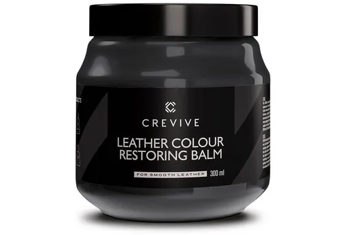 CREVIVE Lederpflege 300 ml - Effektive Lederreparatur für Auto & Sofa - AUTOPFLEGE & MOTORRADPFLEGE: Die ergiebige Lederpflege frischt verblasstes Leder auf und repariert Kratzer, ideal für Autositze, Sofas und mehr. Nachhaltig und vielseitig einsetzbar!