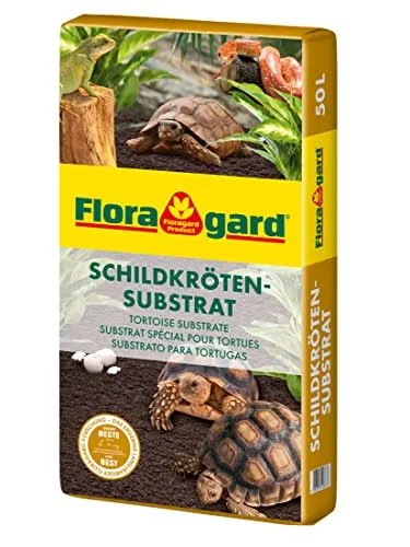 Floragard Schildkrötensubstrat 50 L – Staubfreie Einstreu für Reptilien - Natürliche, düngerfreie Einstreu für Landschildkröten und andere Reptilien. Optimal für artgerechtes Graben und gute Feuchtigkeitsregulierung – ideal für Terrarien und Innengehege.