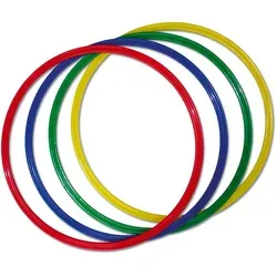 Bunte Gymnastik-Reifen im 4er-Set - Vielfältige Gymnastik-Reifen für kreative Übungen, bruchsicher und wetterfest. Ideal für Hula-Hoop, Wurfspiele und mehr. In verschiedenen Größen und Farben erhältlich – der Spaß für drinnen und draußen!