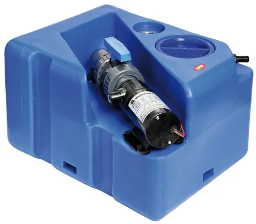 Osculati Serbatoio+maceratore 40 l 12 V - Fäkalientank mit Zerhackerpumpe - Stand Up Paddle Boards, 40l Fäkalientank mit integrierter Zerhackerpumpe für einfache Entsorgung und Wartung, ideal für Boote.