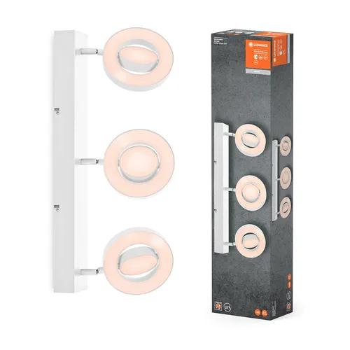 LED Deckenleuchte Saturn Weiß 29W 3270lm - Moderne Deckenleuchte für Innenräume mit 3 Lichtfarben (3000K/4000K/6500K) und hoher Lichtausbeute, ideal für stimmungsvolle Beleuchtung.