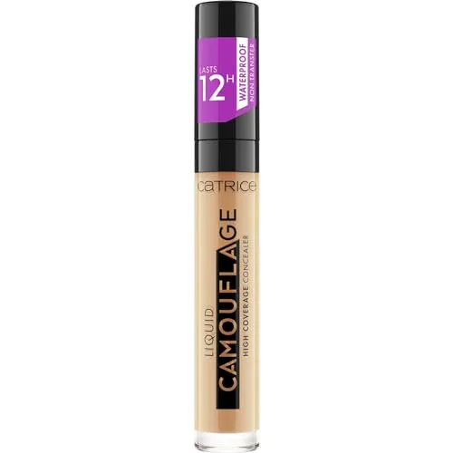 Catrice Liquid Camouflage High Coverage Concealer, Nr. 048, Nude, langanhaltend, für trockene Haut, für unreine Haut, für Mischhaut, vegan, ölfrei, wasserfest, ohne Alkohol, 1er Pack (5ml)