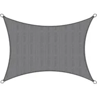 Sol Royal Sonnensegel rechteckig 4x6m - UV-Schutz für Balkon und Garten - Sonnensegel aus atmungsaktivem HDPE, wind- und wasserdurchlässig, idealer UV-Schutz für Balkon, Terrasse oder Garten. Inklusive Befestigungsseile für einfache Montage.