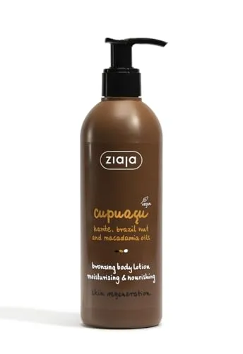 Ziaja Cupuacu Selbstbräunungscreme 300 ml - Ziaja Cupuacu, 300 ml, Selbstbräuner für Damen, sorgt für eine gleichmäßige, natürliche Bräune – ideal für ein sonnengeküsstes Hautbild, jederzeit und überall. Pflegt und spendet Feuchtigkeit für ein angenehmes Hautgefühl.