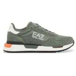 EA7 Emporio Armani Vintage Trainers EU 40 2/3 - Stylische Vintage-Sneaker für Herren in grün, ideal für lässige Outfits. Hochwertige Verarbeitung sorgt für langanhaltenden Tragekomfort.